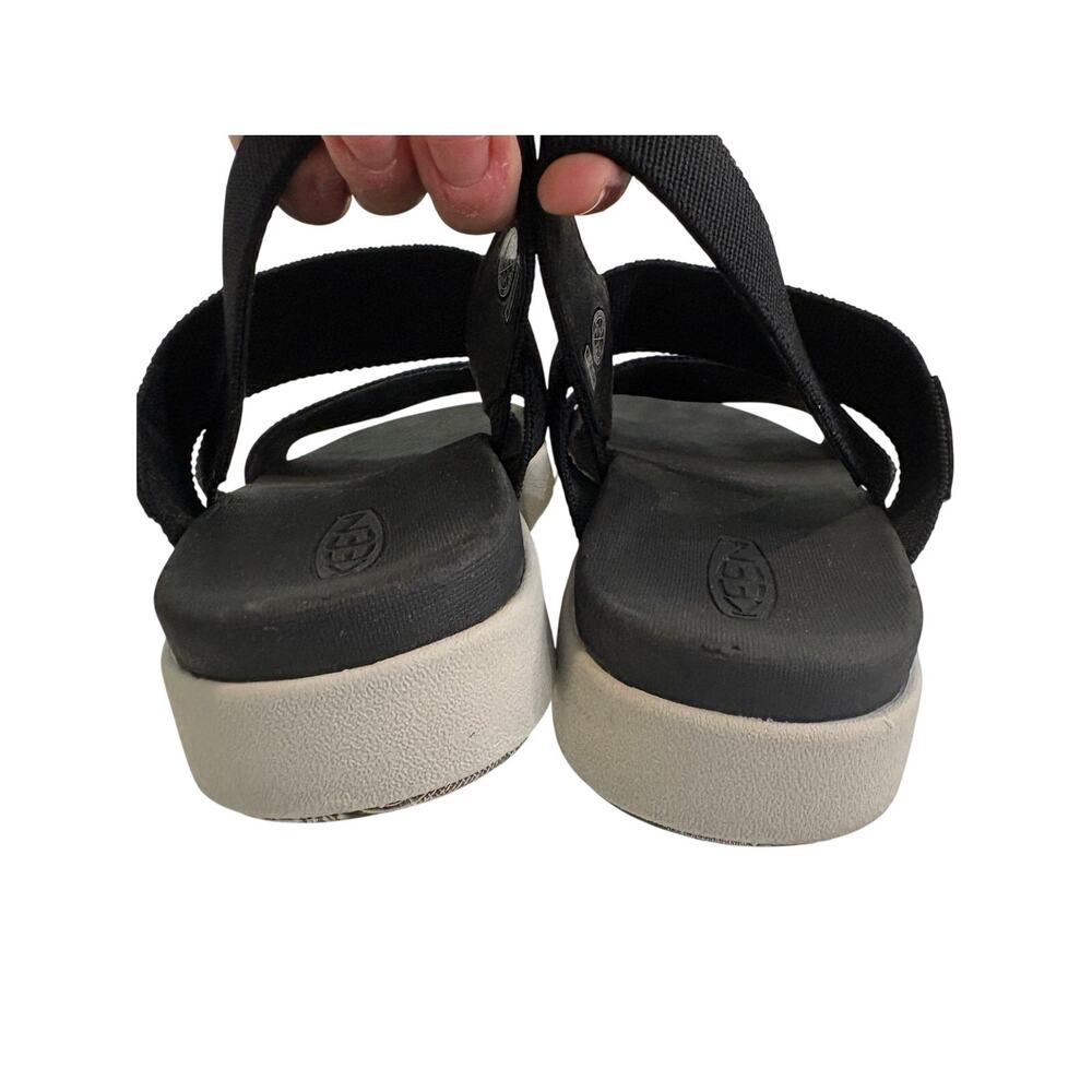 Keen Elle Backstrap Sandals Womens Size 10 Black Stretch Gore Platform 1022620 - Picture 13 of 15